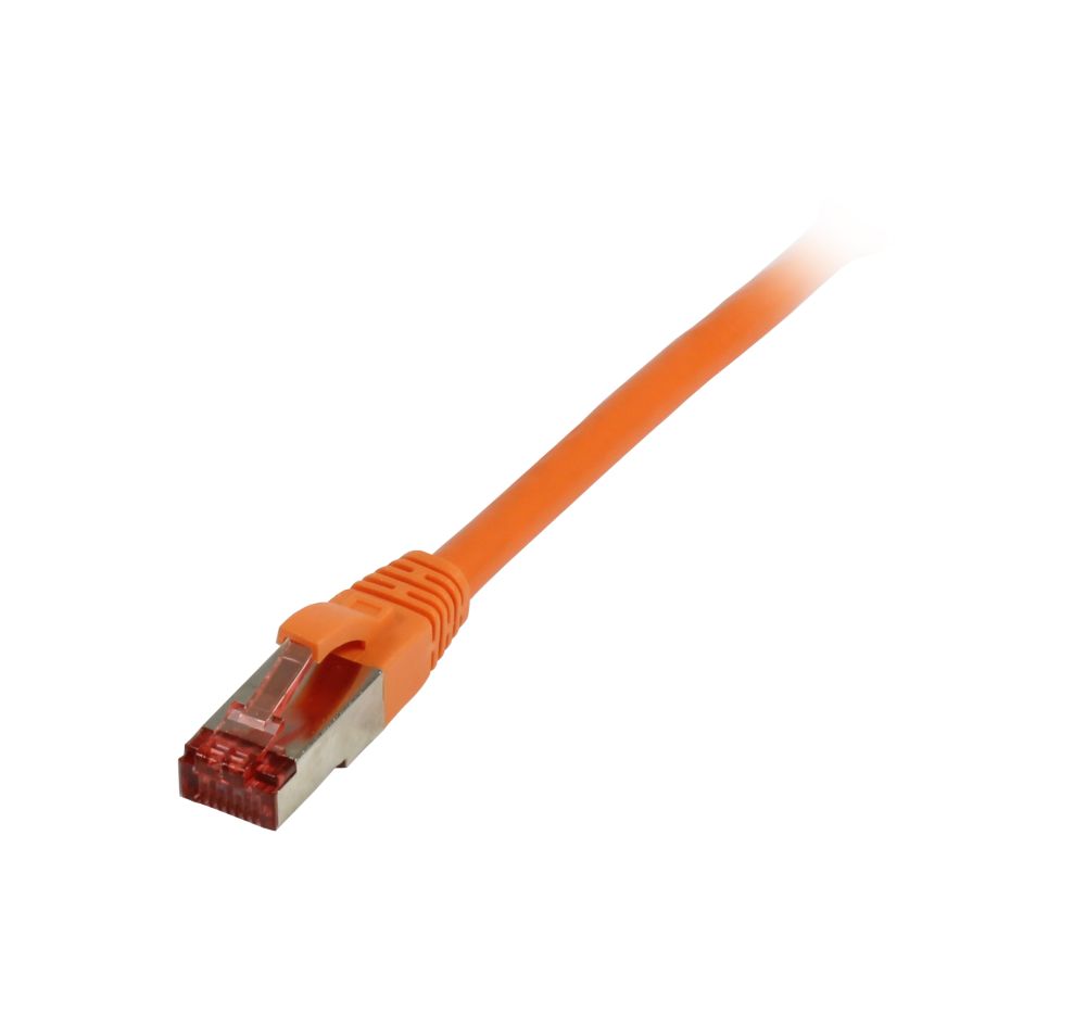 Patchkabel RJ45, CAT6 250Mhz,  3m orange, S-STP(S/FTP), LSZH, Synergy 21,